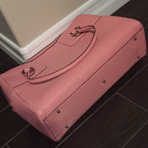 Large BCBG MaxAzria leather Weekend bag - Picture 6 of 8